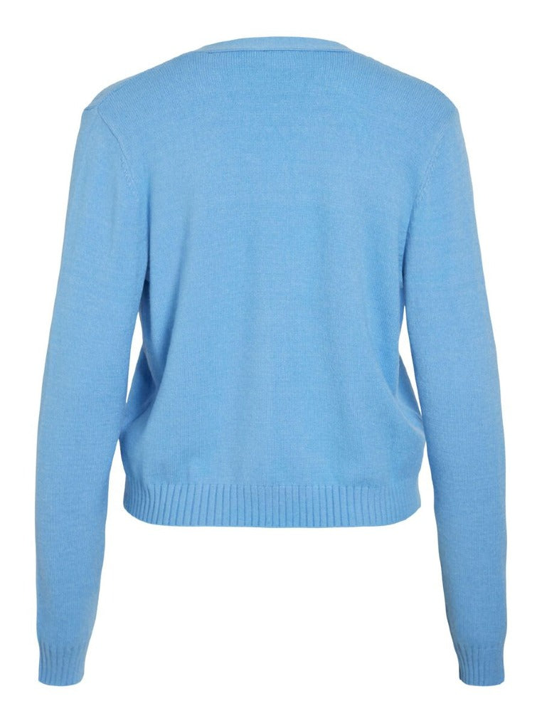 VILA Strickjacken All Aboard/Dark Melange