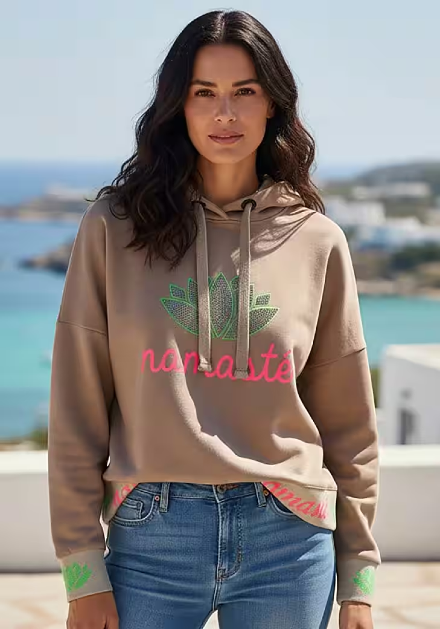 miss goodlife Hoodies Sand/Multicolour