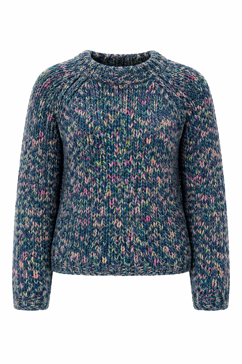 Strickpullover mit Schnurwolle