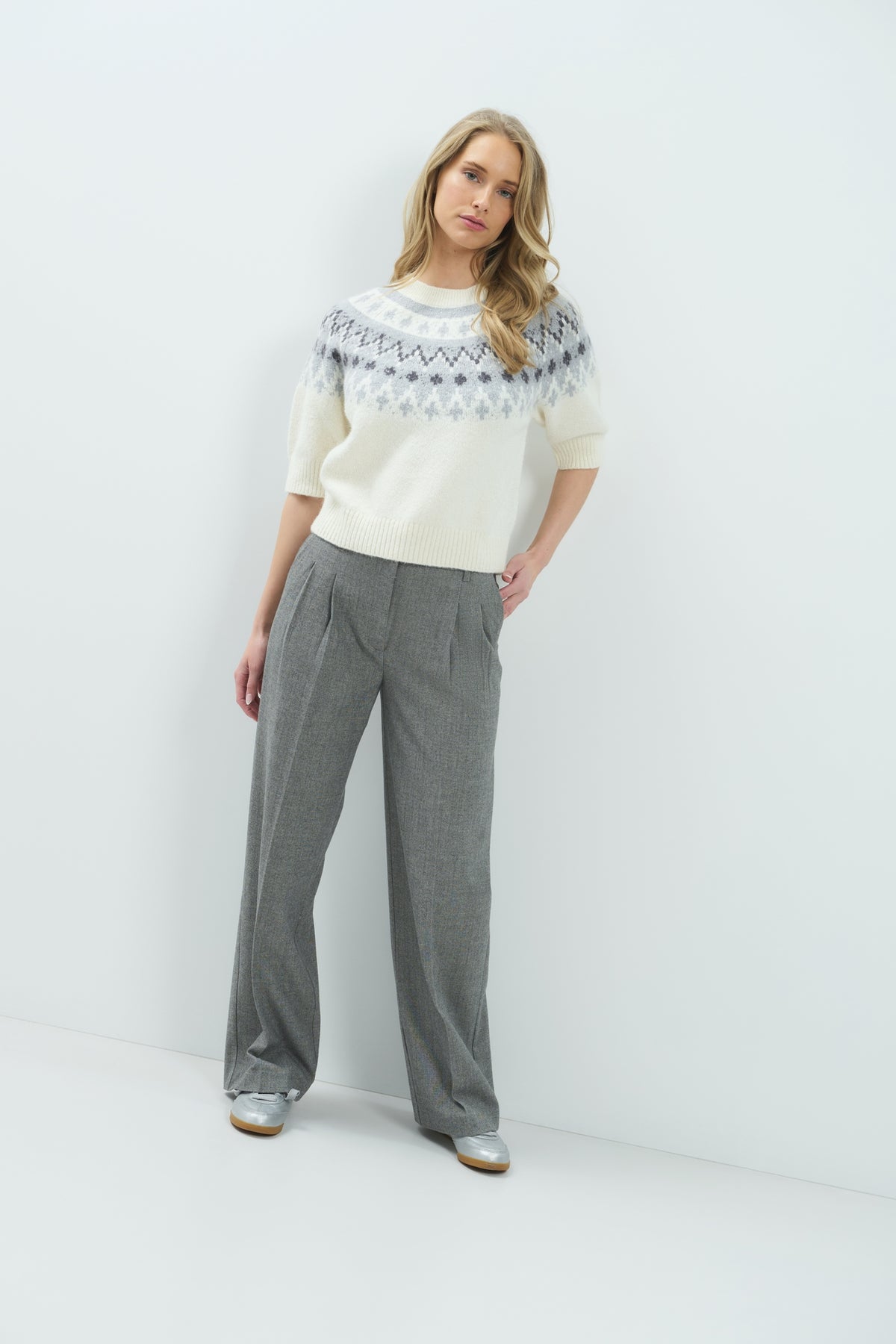 Business-Hose mit Bundfalten