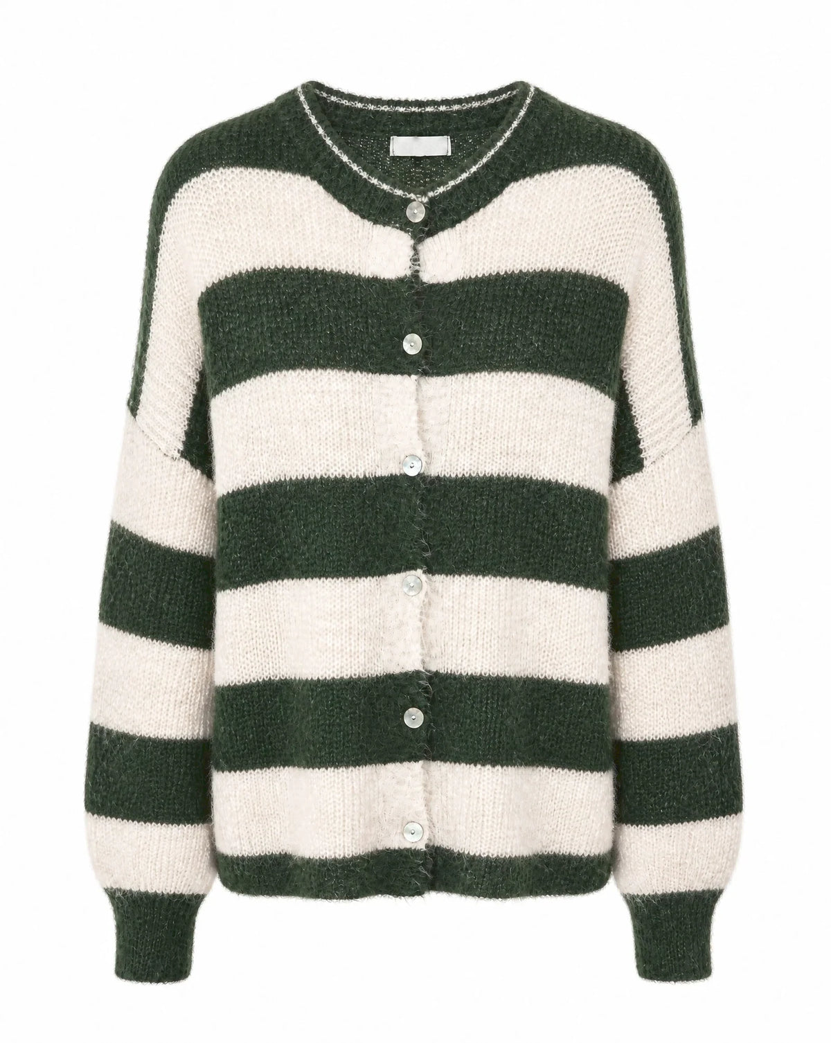 Strickjacke mit Streifen