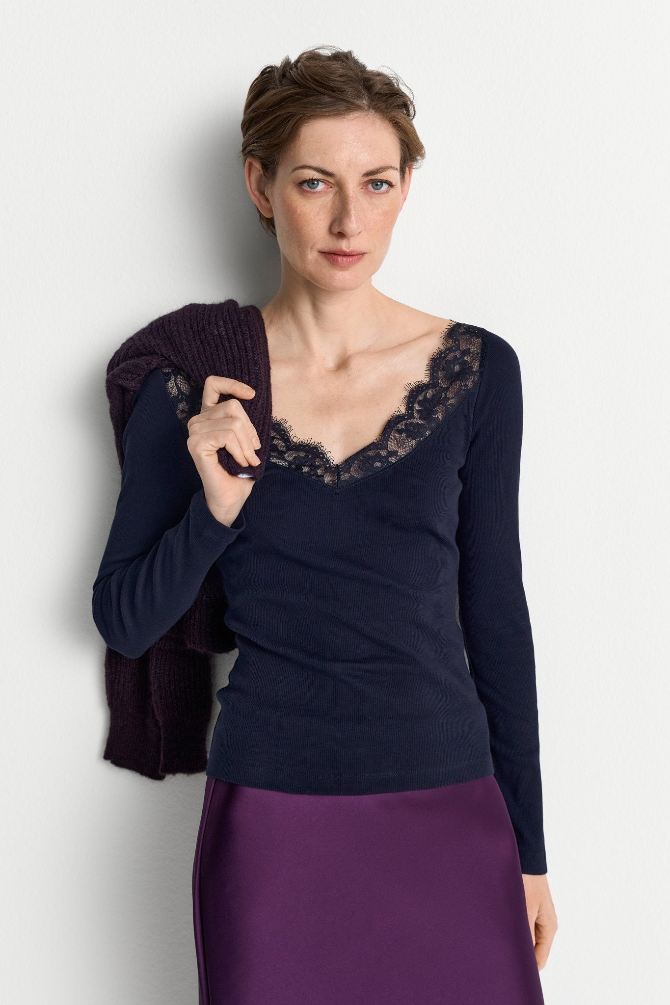 Longsleeve mit Spitze
