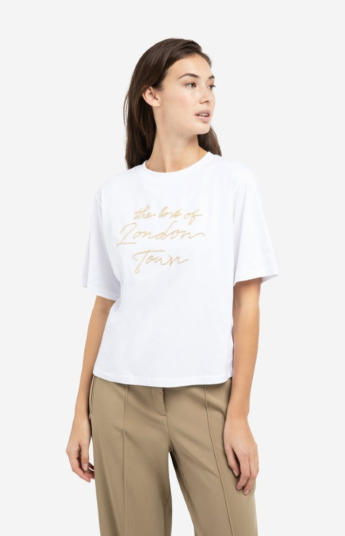 Yaya T-Shirts Reed Yellow Dessin