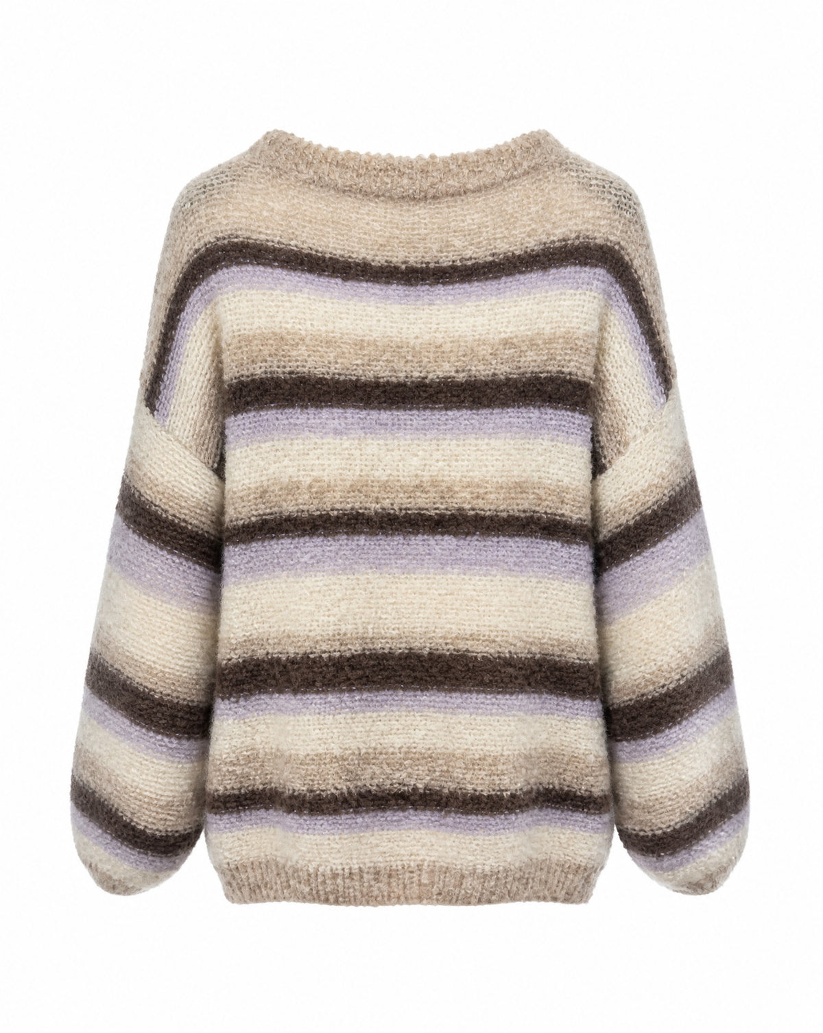 Strickpullover mit Streifen