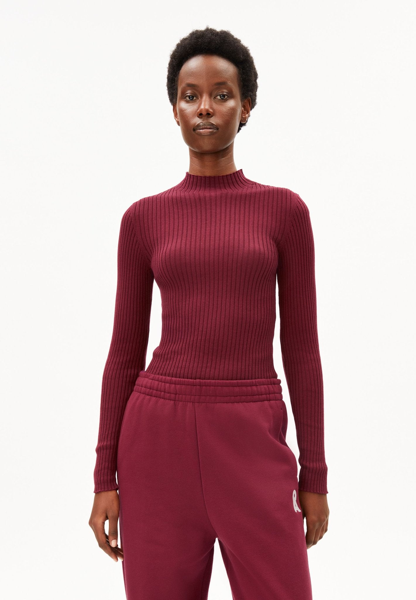ARMEDANGELS Longsleeve Velvet Red