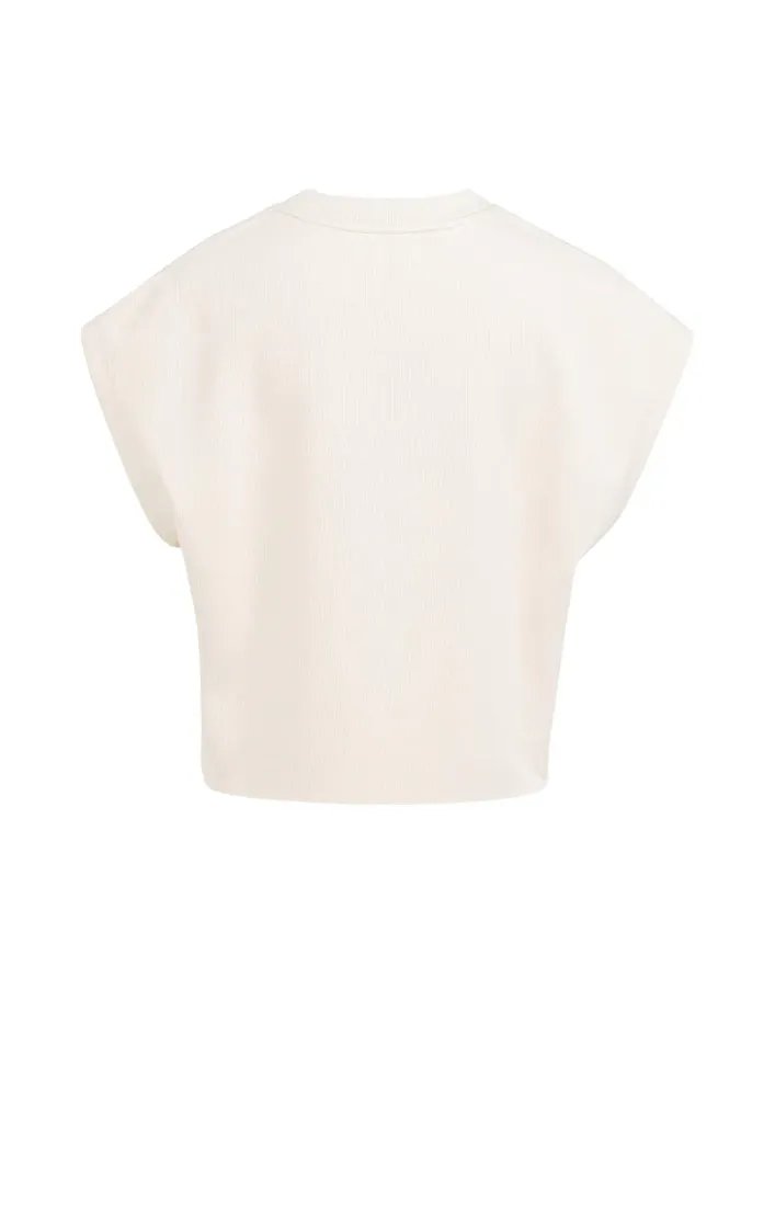 Yaya Sweatshirts Cloud Creme White