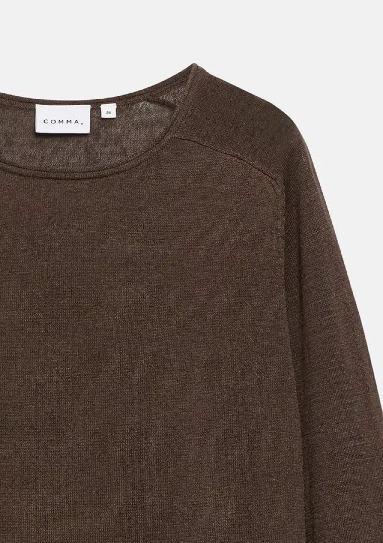 Strickpullover mit 3/4 Arm