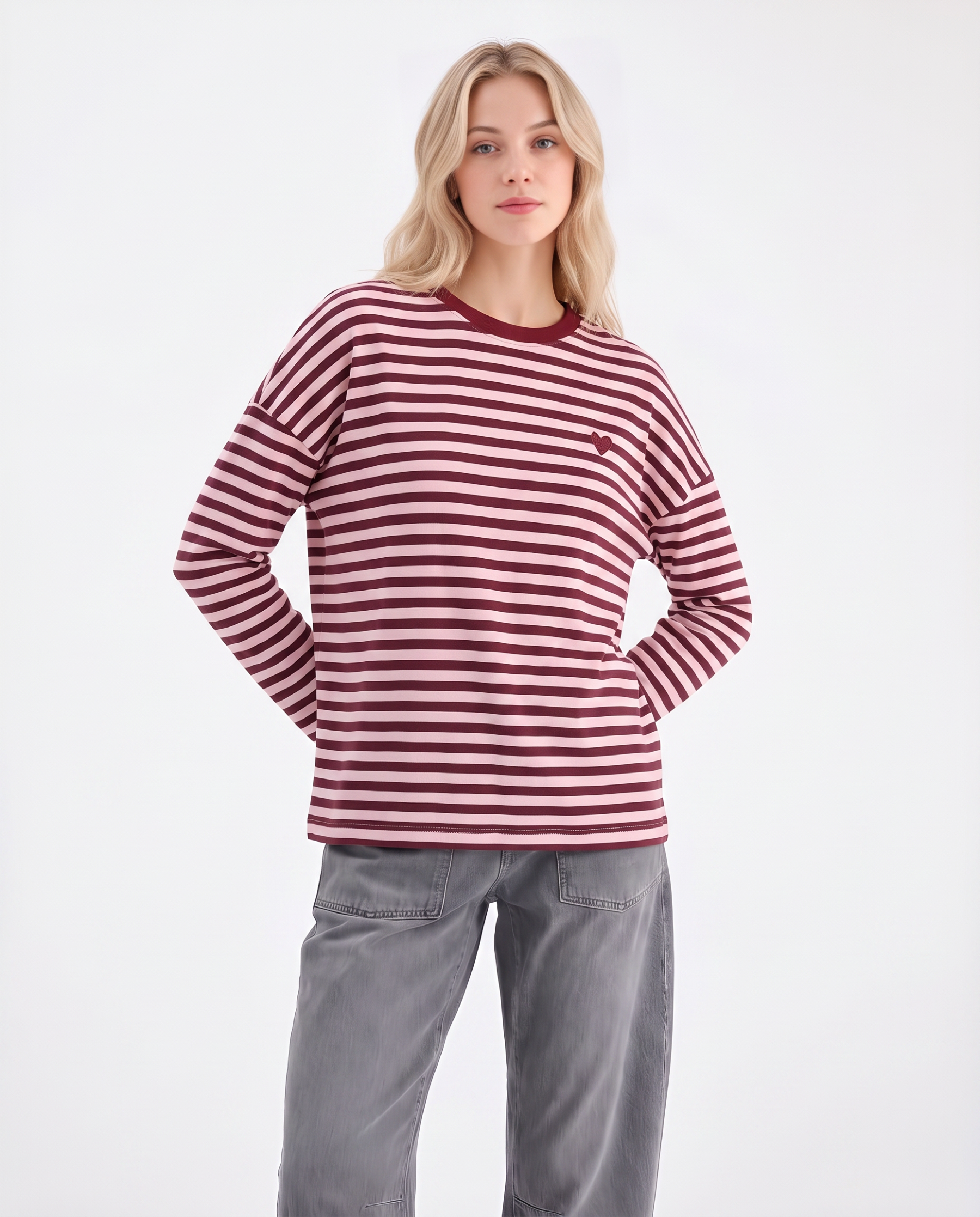 Sweatshirt mit Herz