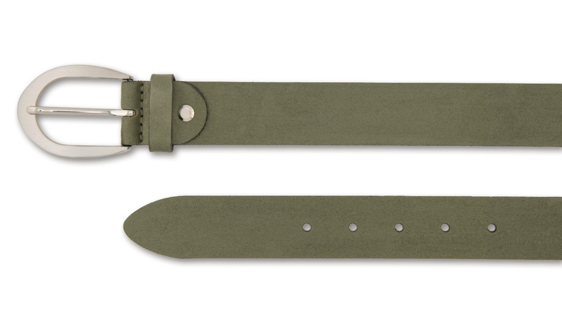 3,5cm Veloursledergürtel
