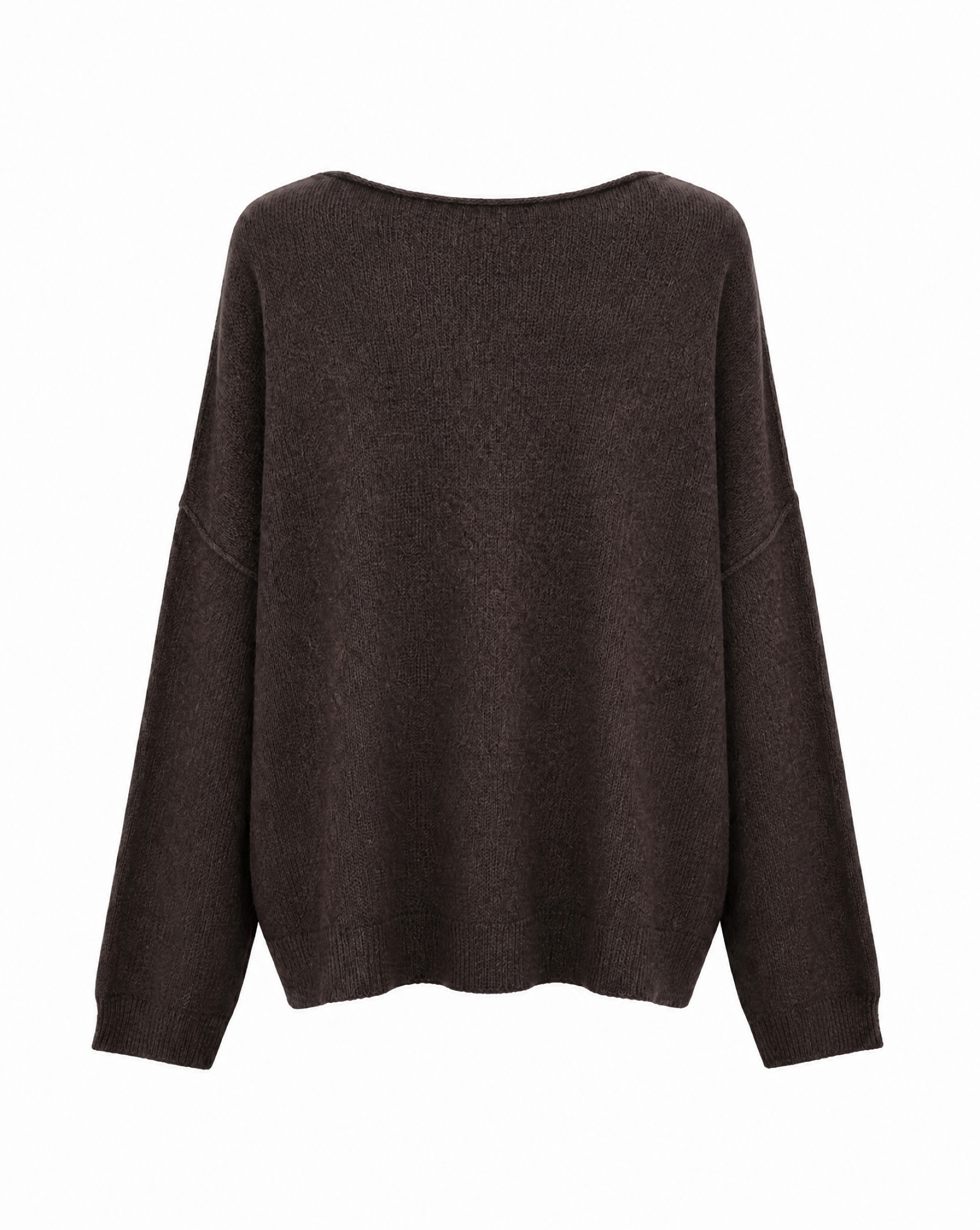 Strickpullover mit U-Boot-Ausschnitt