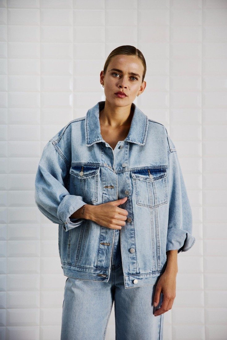 WithBlack Jeansjacken Blue Sprin