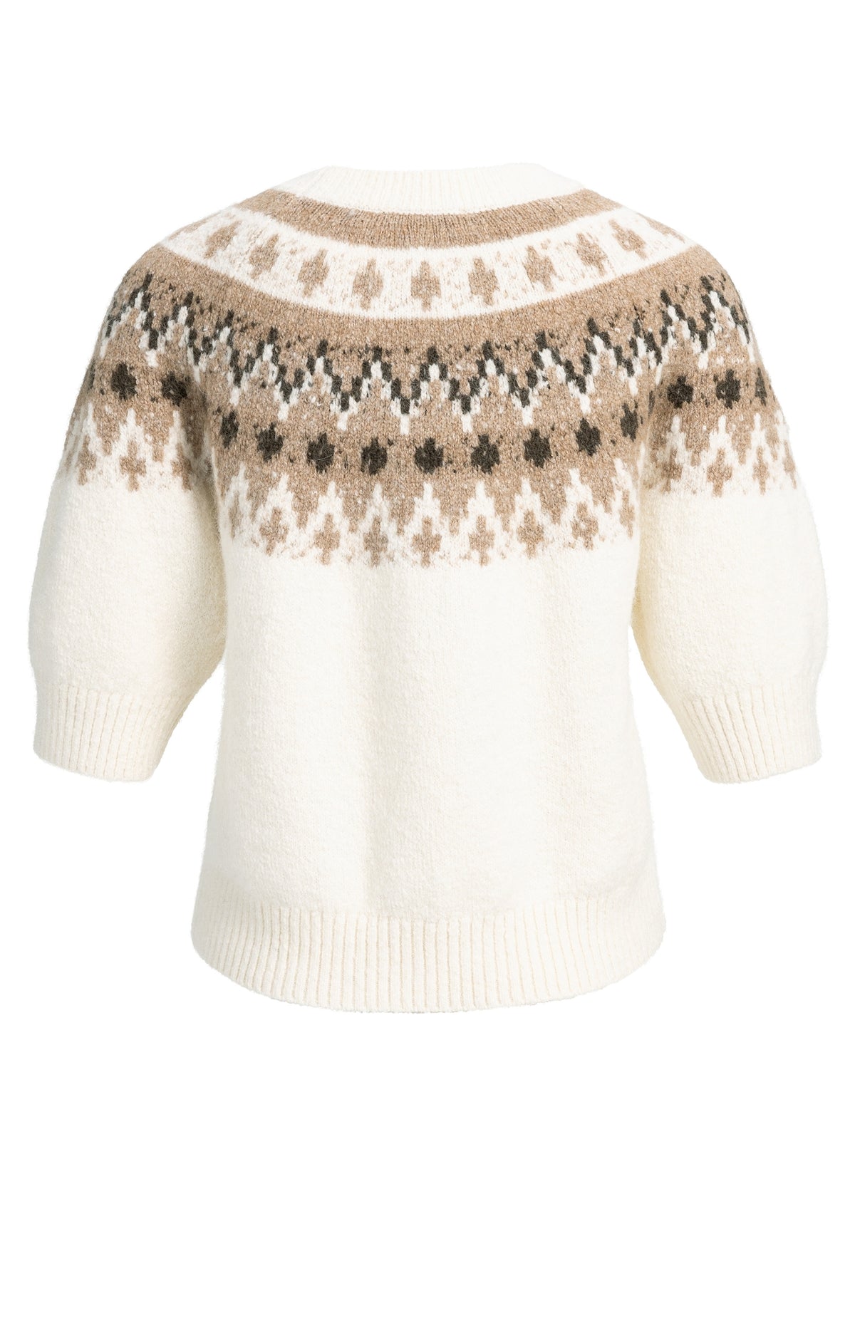 Strickpullover mit nordischem Muster
