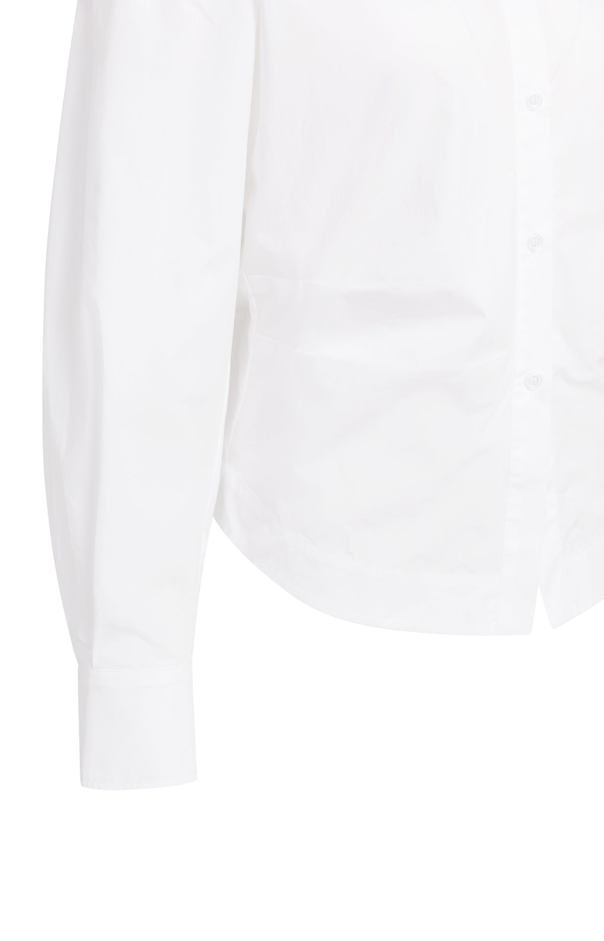 Bluse mit Zierfalte