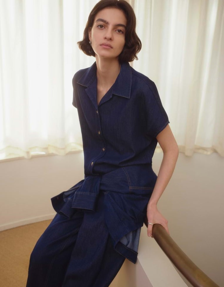 Jeansbluse ZONDRA