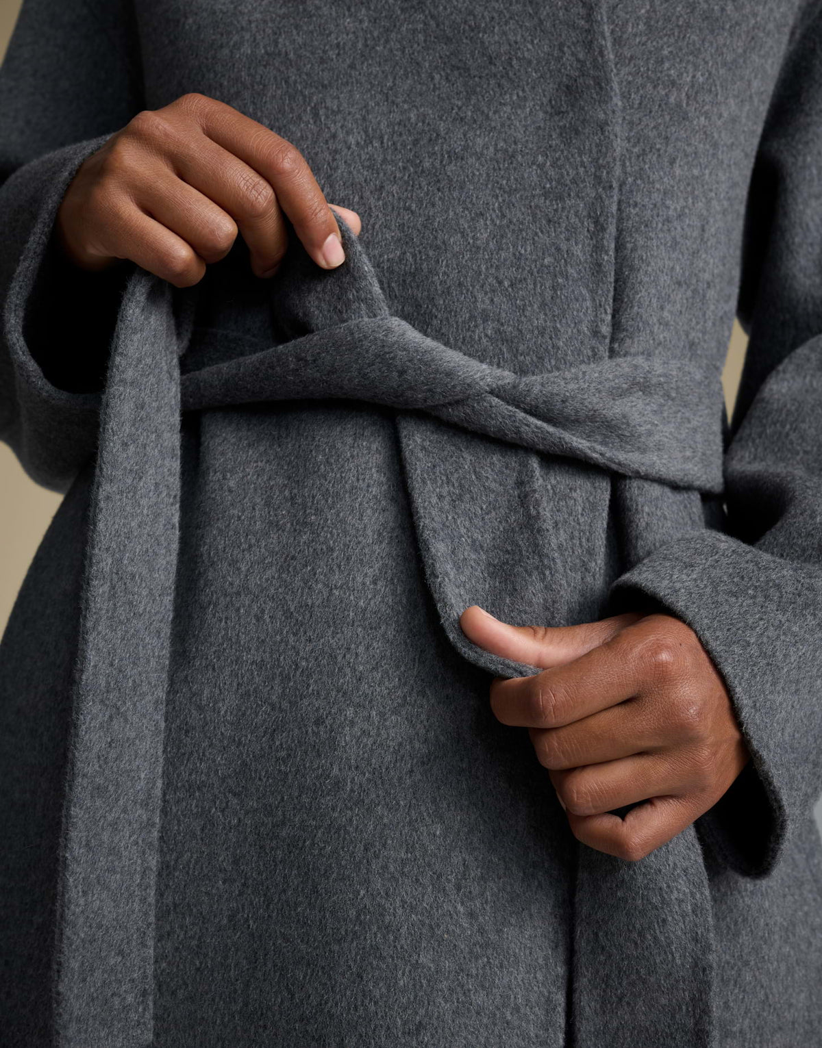 Wickeljacke aus Wolle