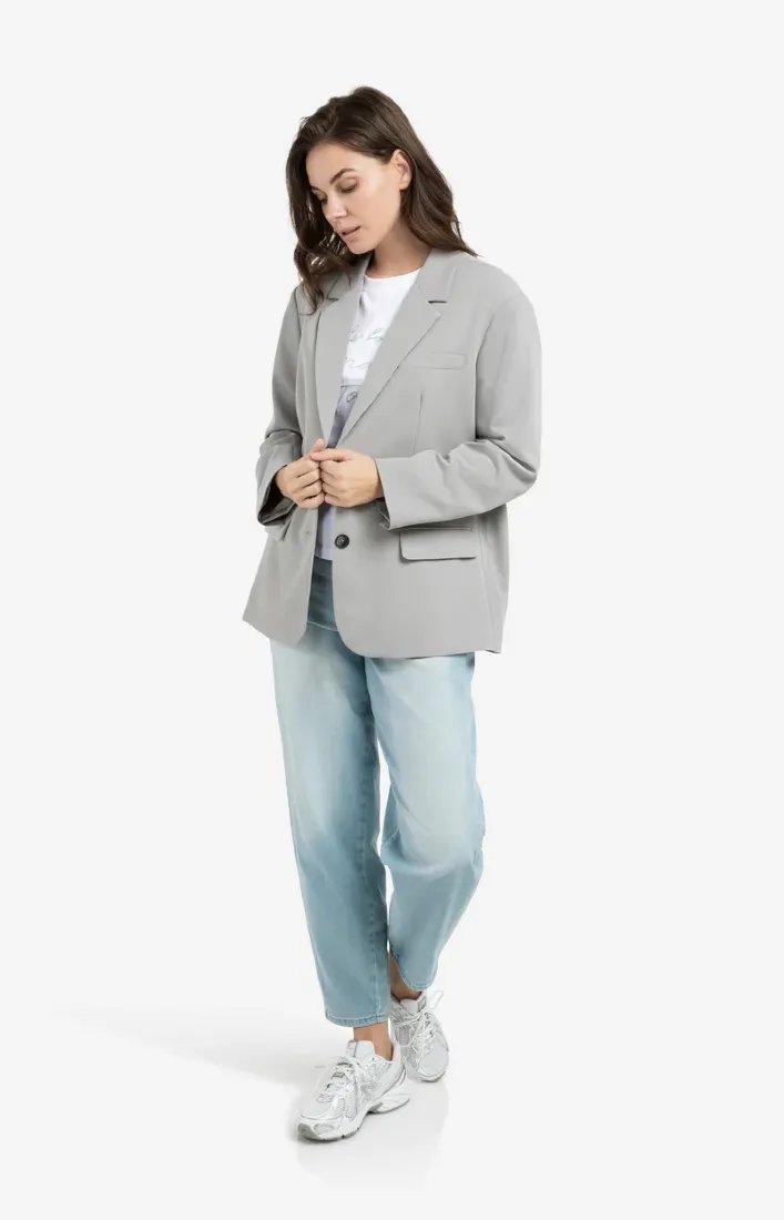Yaya O-Shape Mid Blue Denim