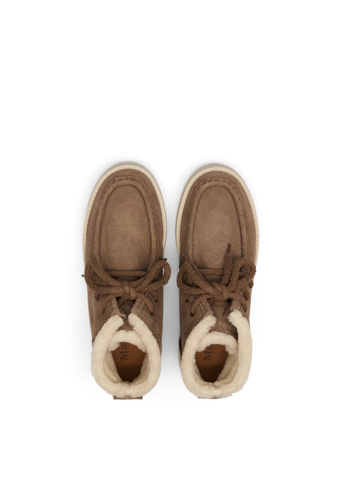 Leder-Boot PIA mit Teddyfell