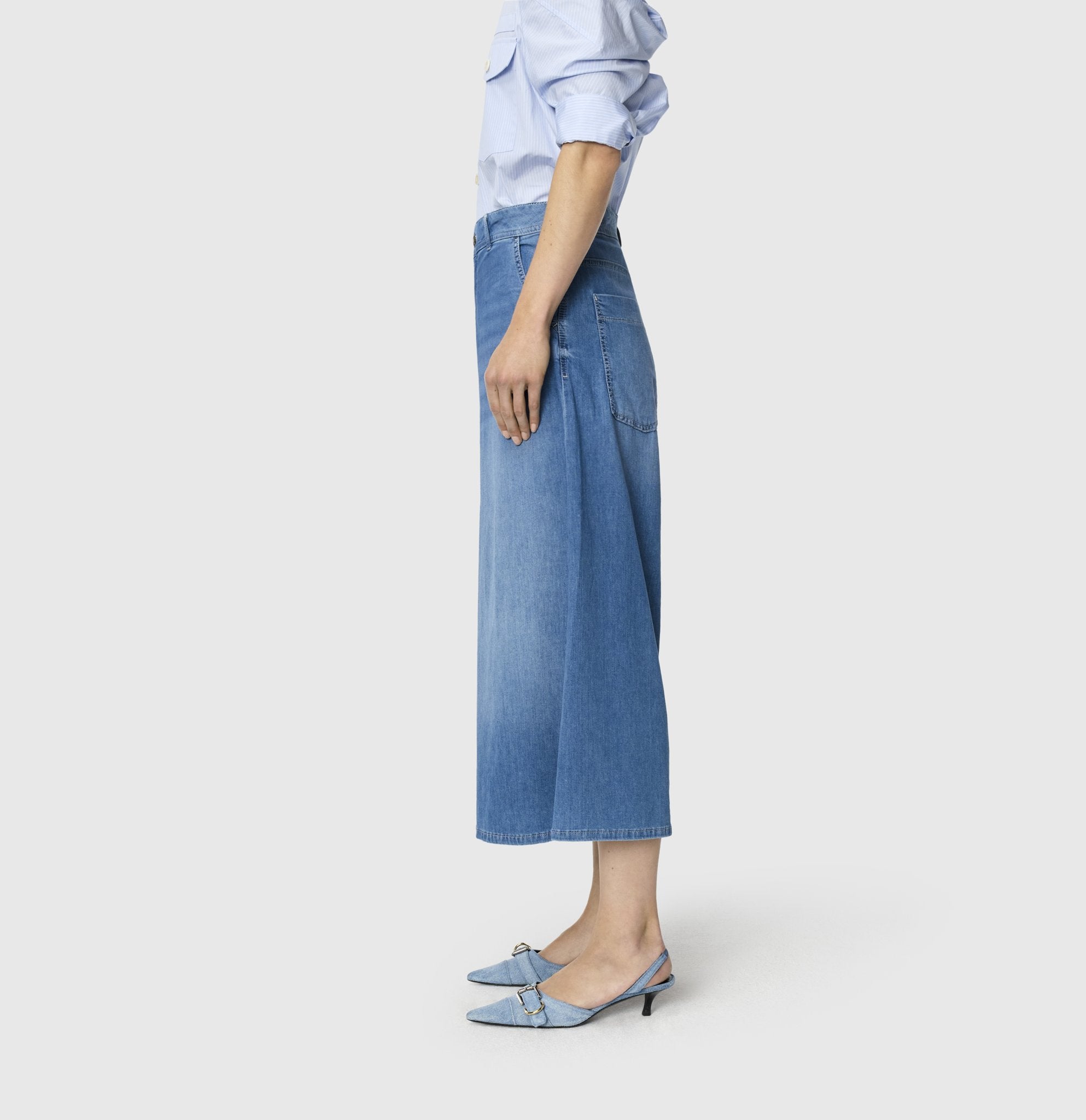 MAC Wide Leg Authentic Used Blue