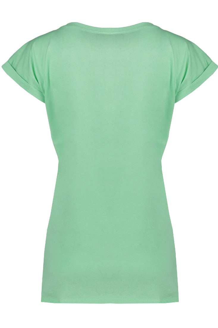 be famous T-Shirts Neo Mint - Gloss White