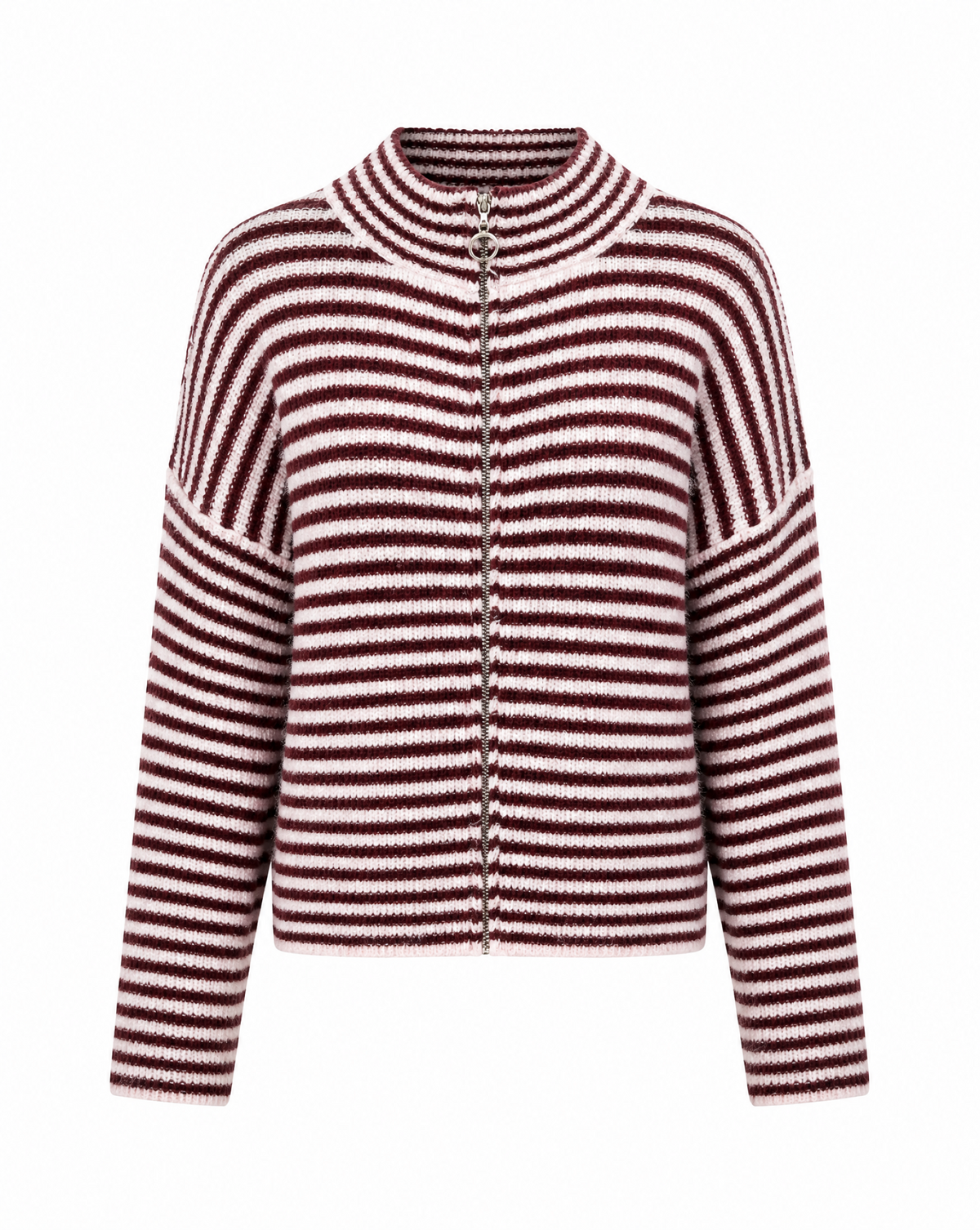 Strickjacke mit Streifen