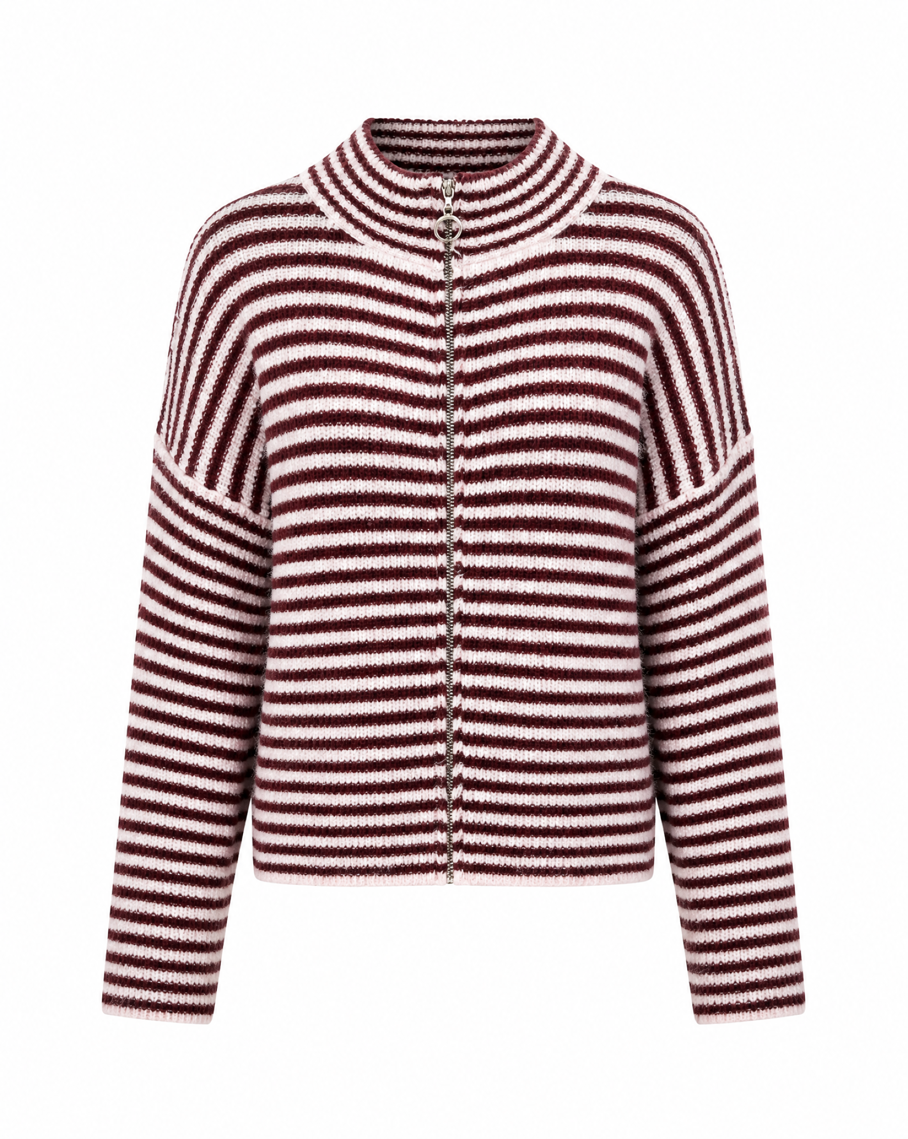 Strickjacke mit Streifen