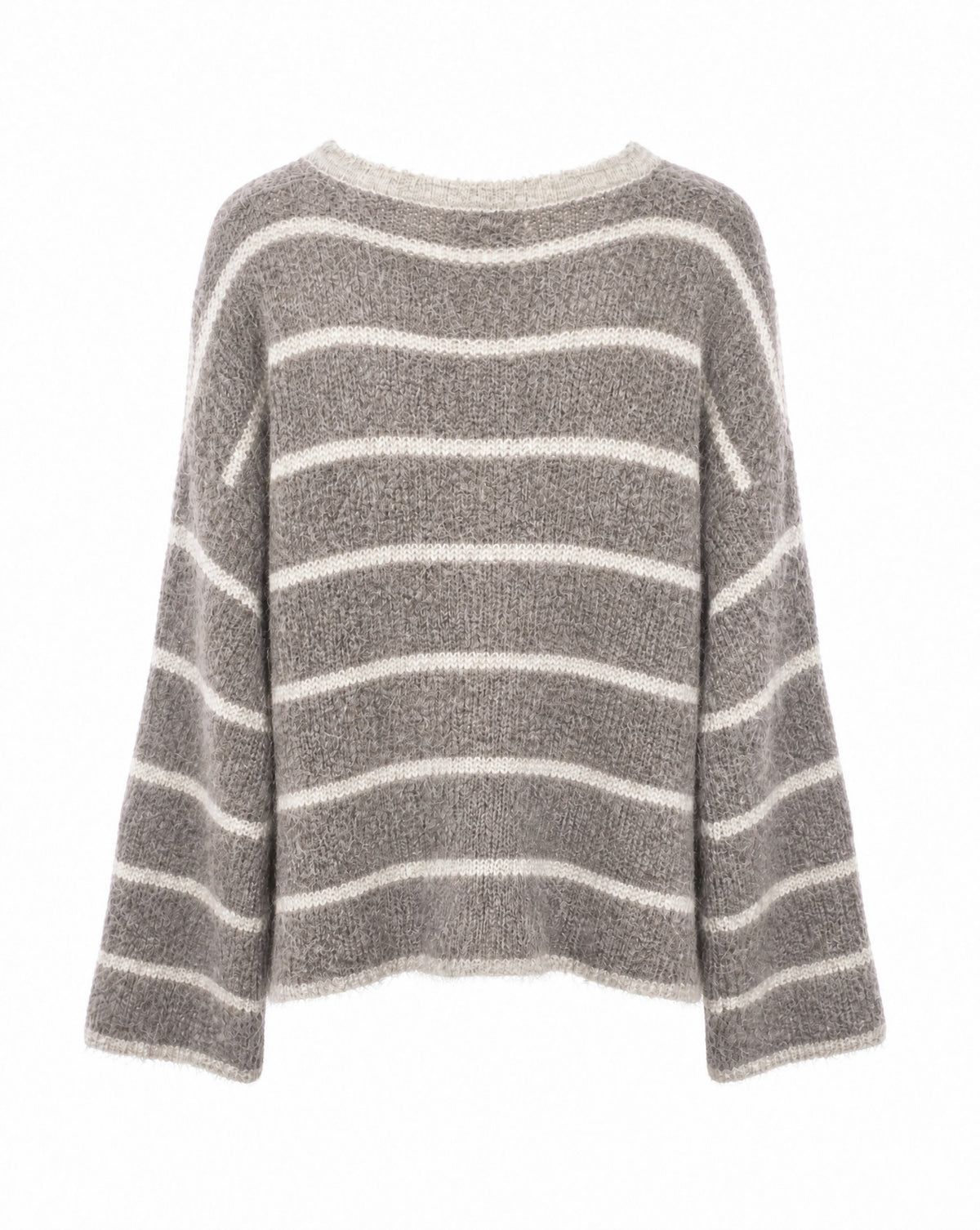 Strickjacke mit Streifen