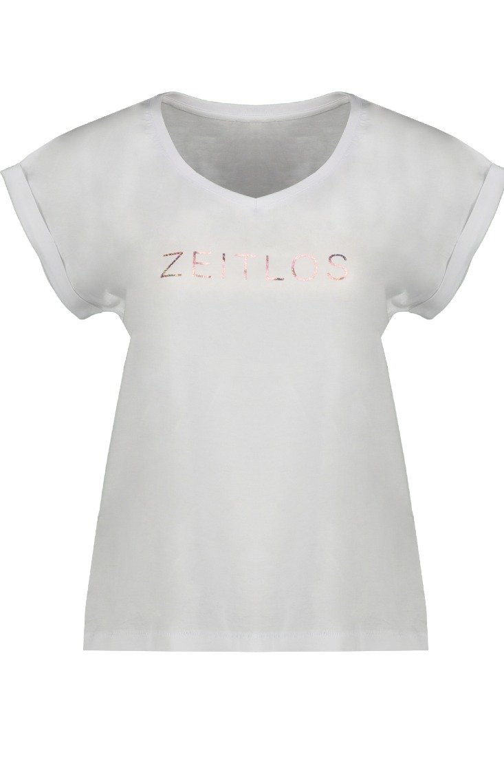 be famous T-Shirts White - Blush Holographic