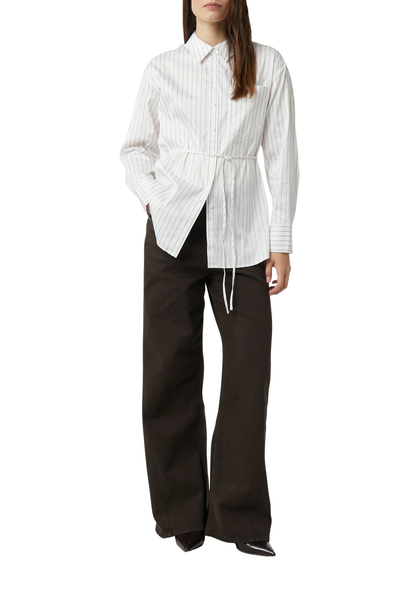 Comma Blusen Lurex Stri