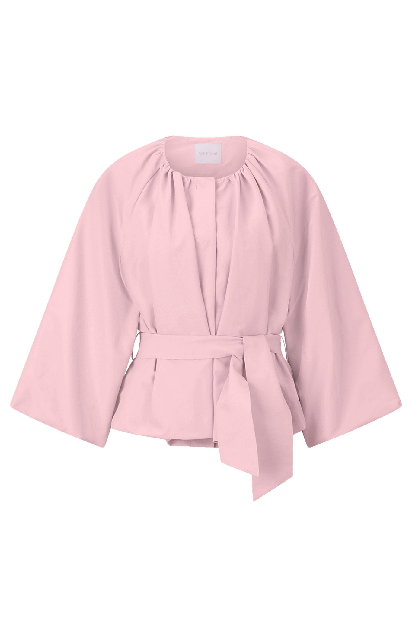 Bluse mit Bindegürtel