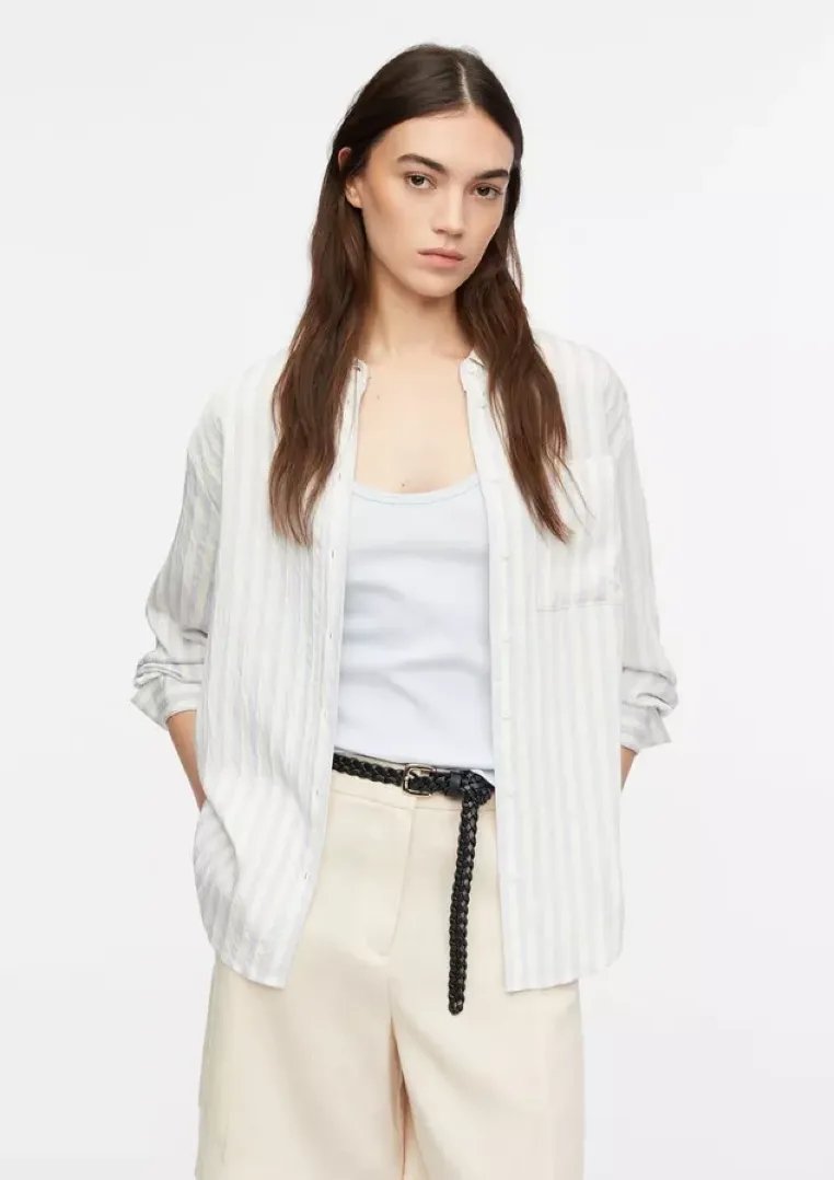 Bluse mit Streifen
