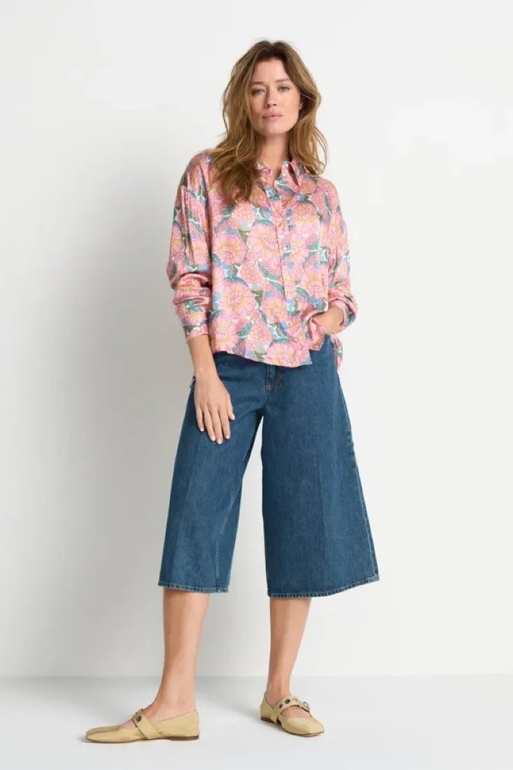 Bluse mit Blumenmuster