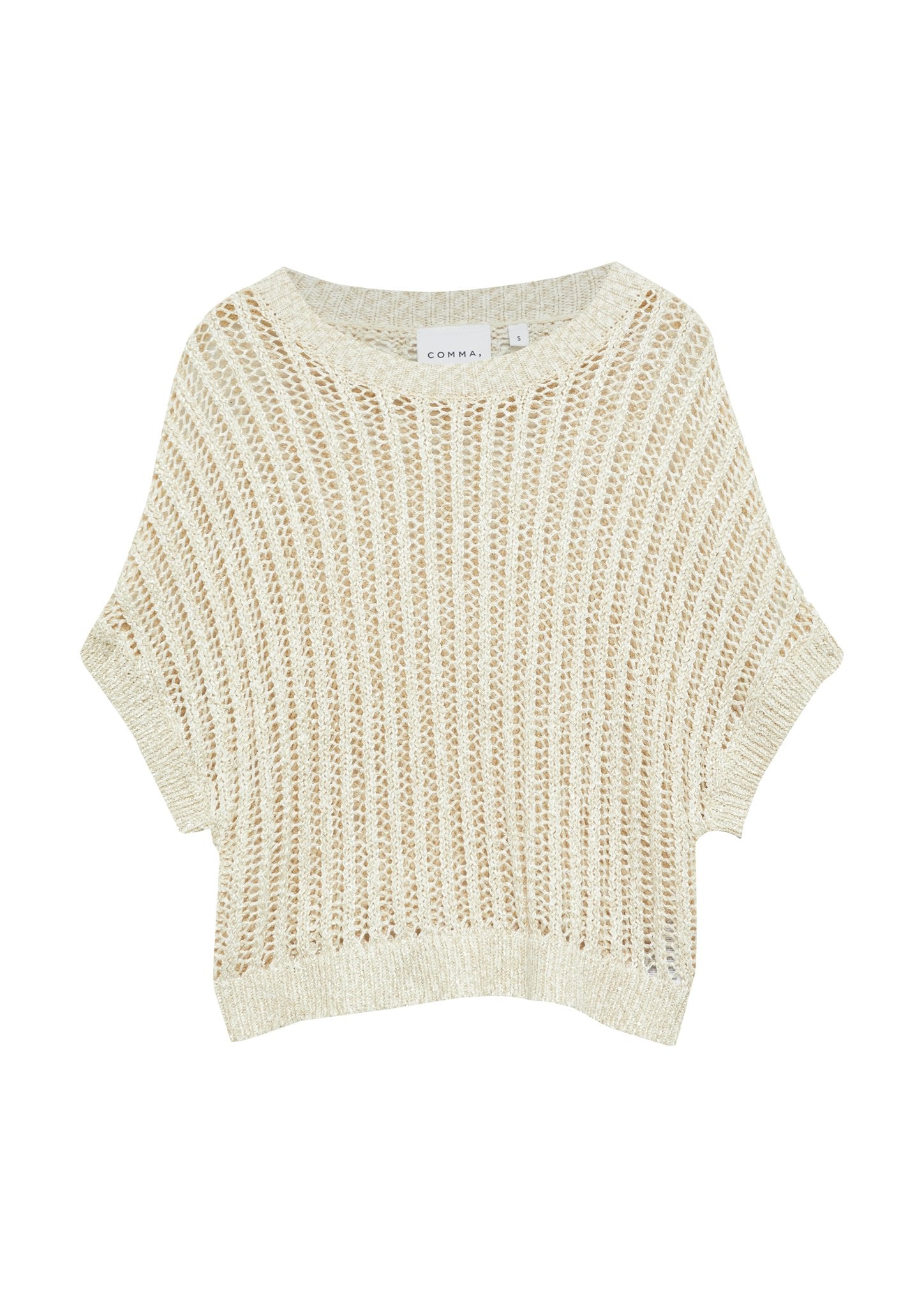 Comma Strickpullover Grey/Black