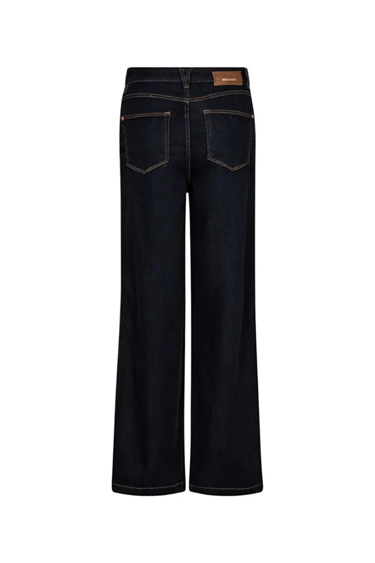 Mos Mosh Straight Leg Dark Blue