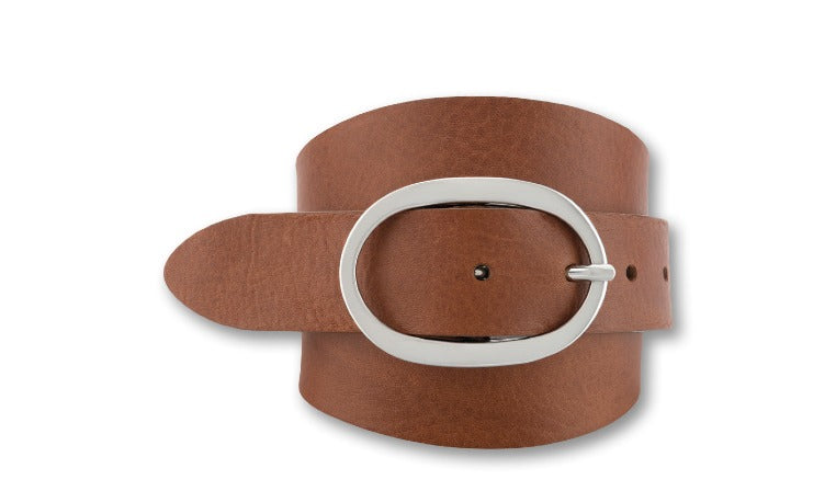 Ledergürtel mit Designschließe