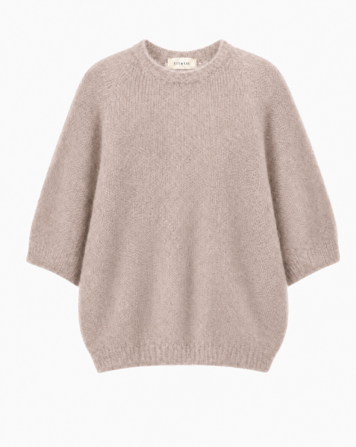 Strickpullover mit Kurzarm