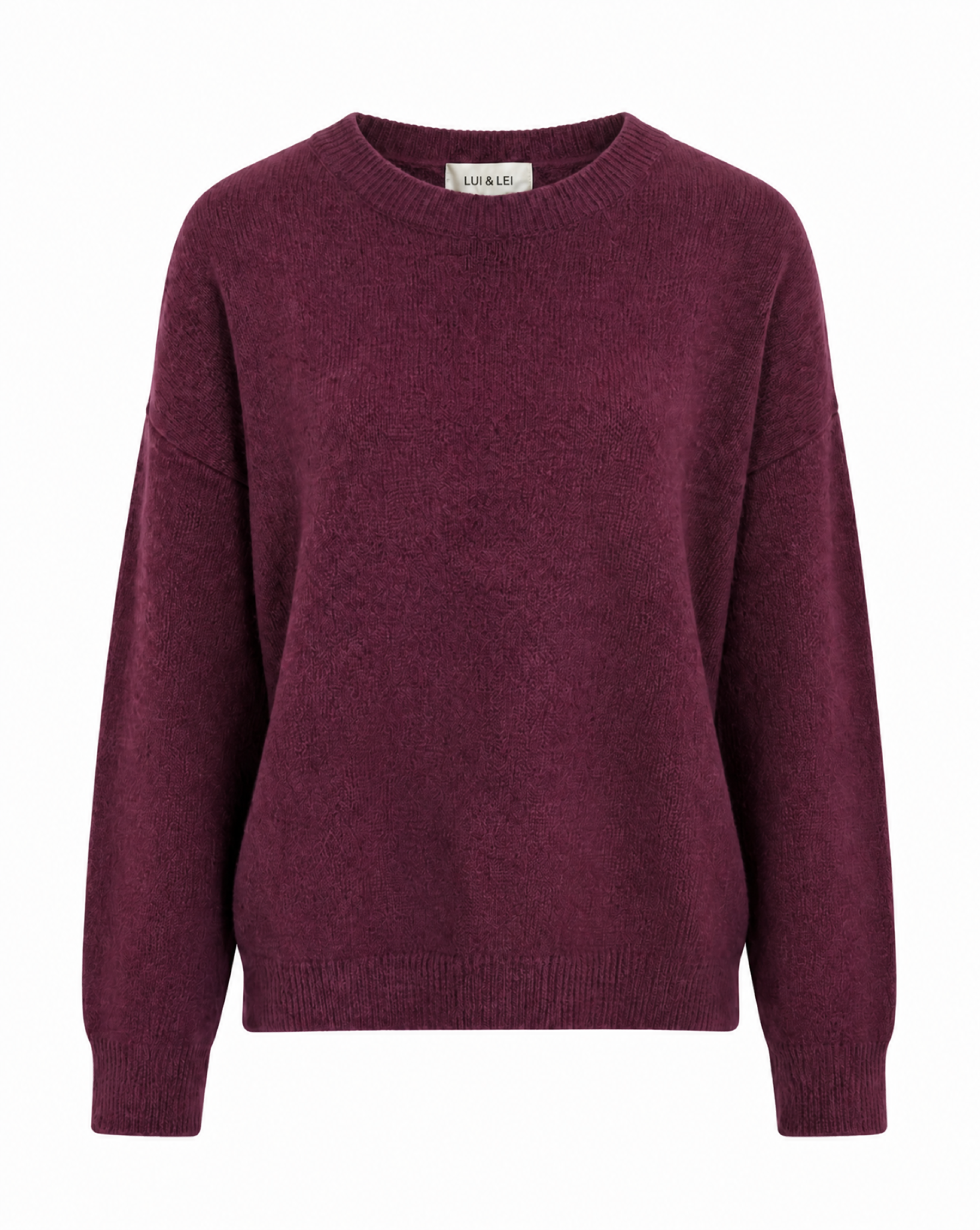 Strickpullover mit Rundhalsausschnitt