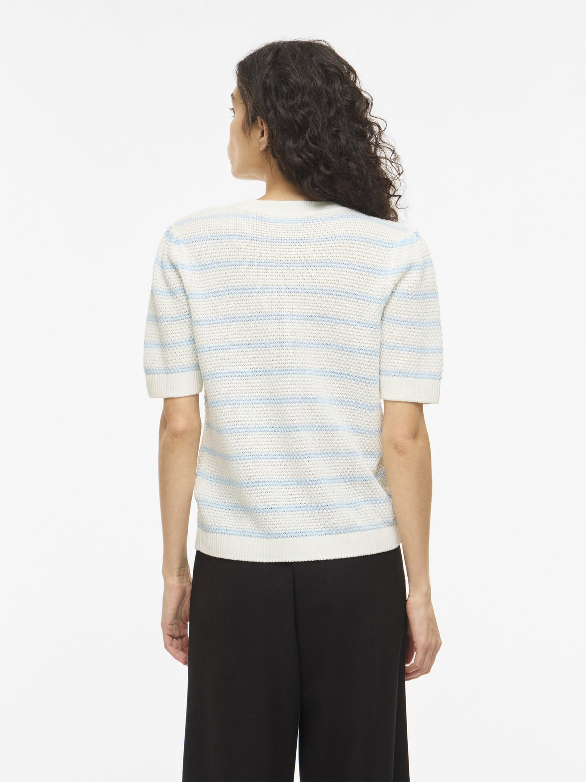 VILA T-Shirts White Alyssum/Nantucket Breeze
