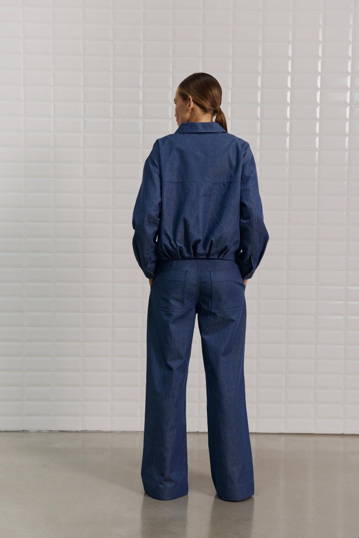 WithBlack Jeansjacken Indigo Ris