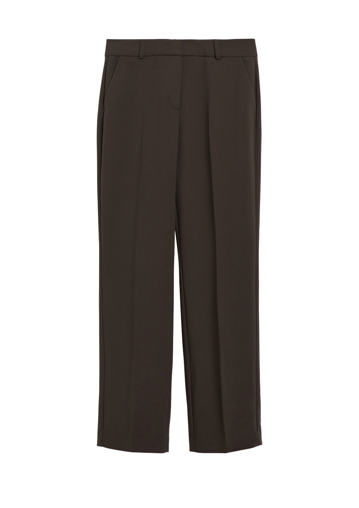 Straight-Leg-Hose aus Viskosemix