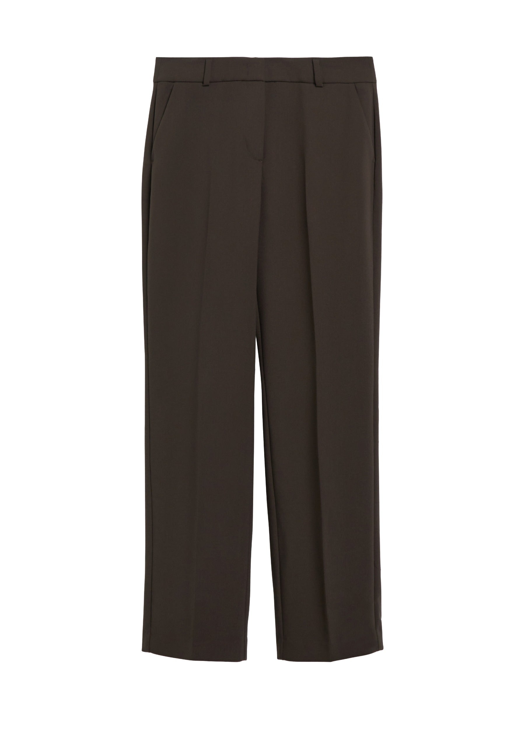 Straight-Leg-Hose aus Viskosemix
