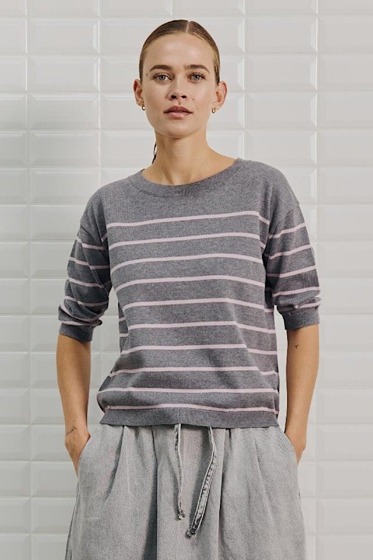 WithBlack Strickpullover Grey _ Lav