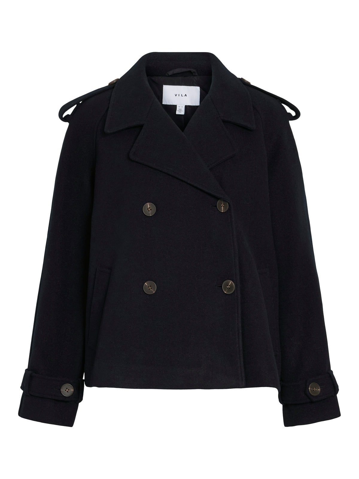 VILA Trenchcoats Navy Blazer