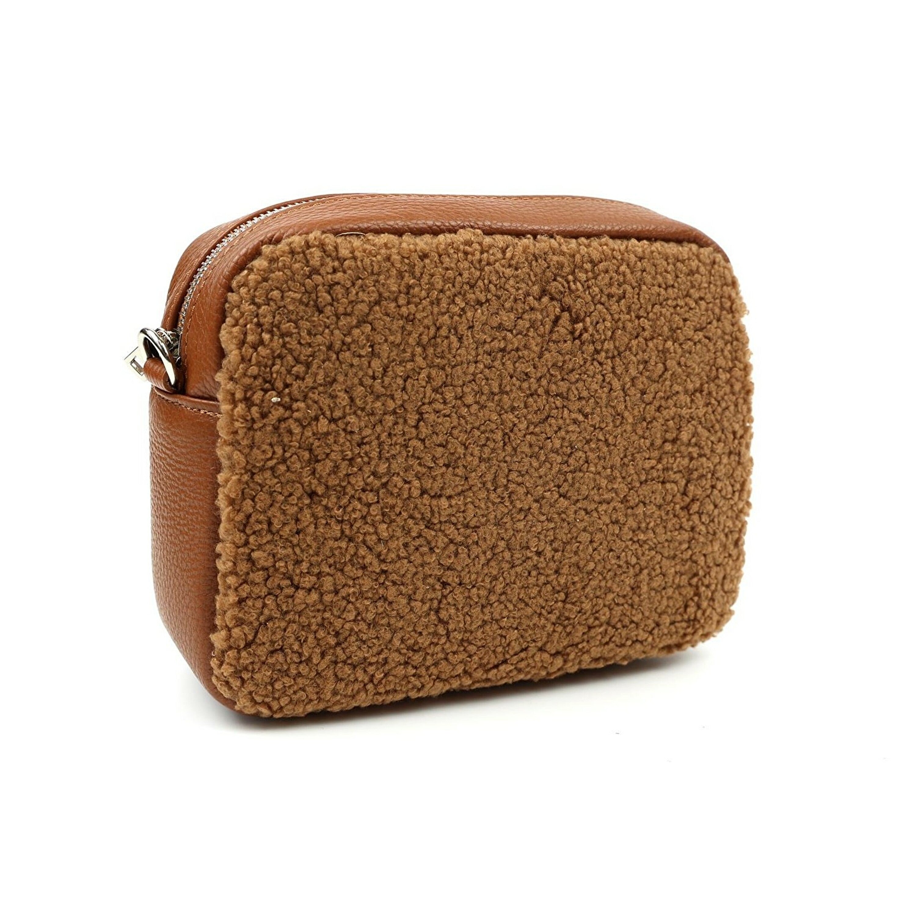 Goose Flash Taschen Cognac/Silber