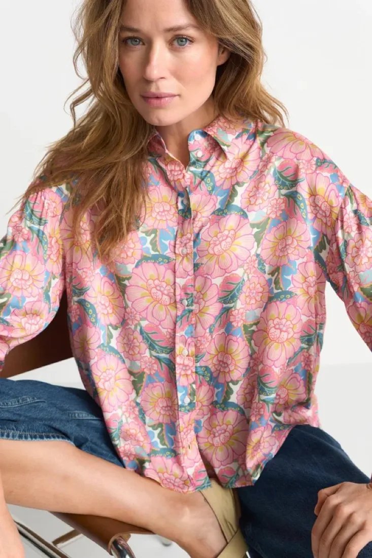 Bluse mit Blumenmuster