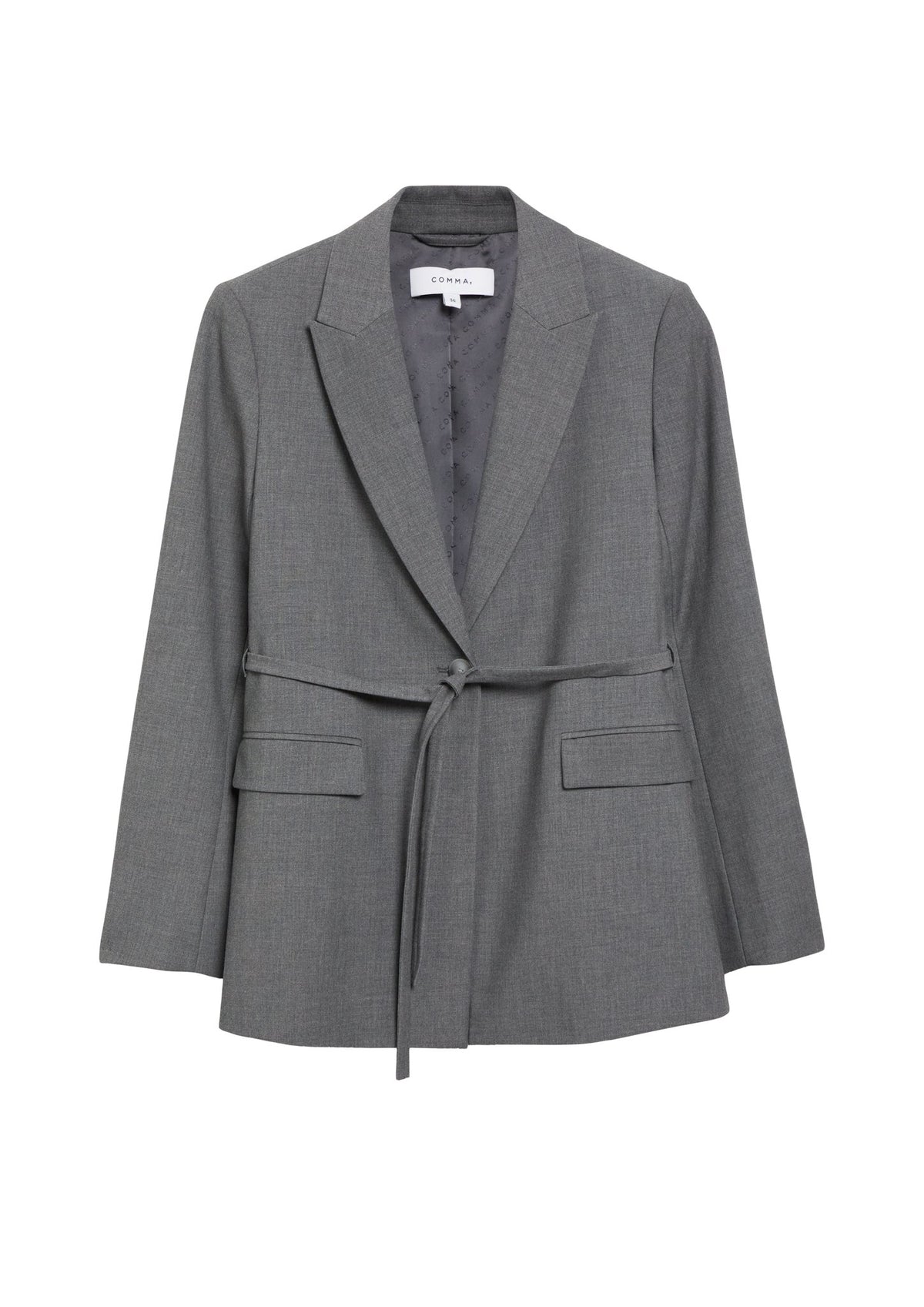 Blazer mit Bindegürtel