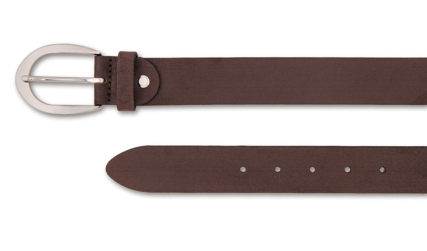 3,5cm Veloursledergürtel
