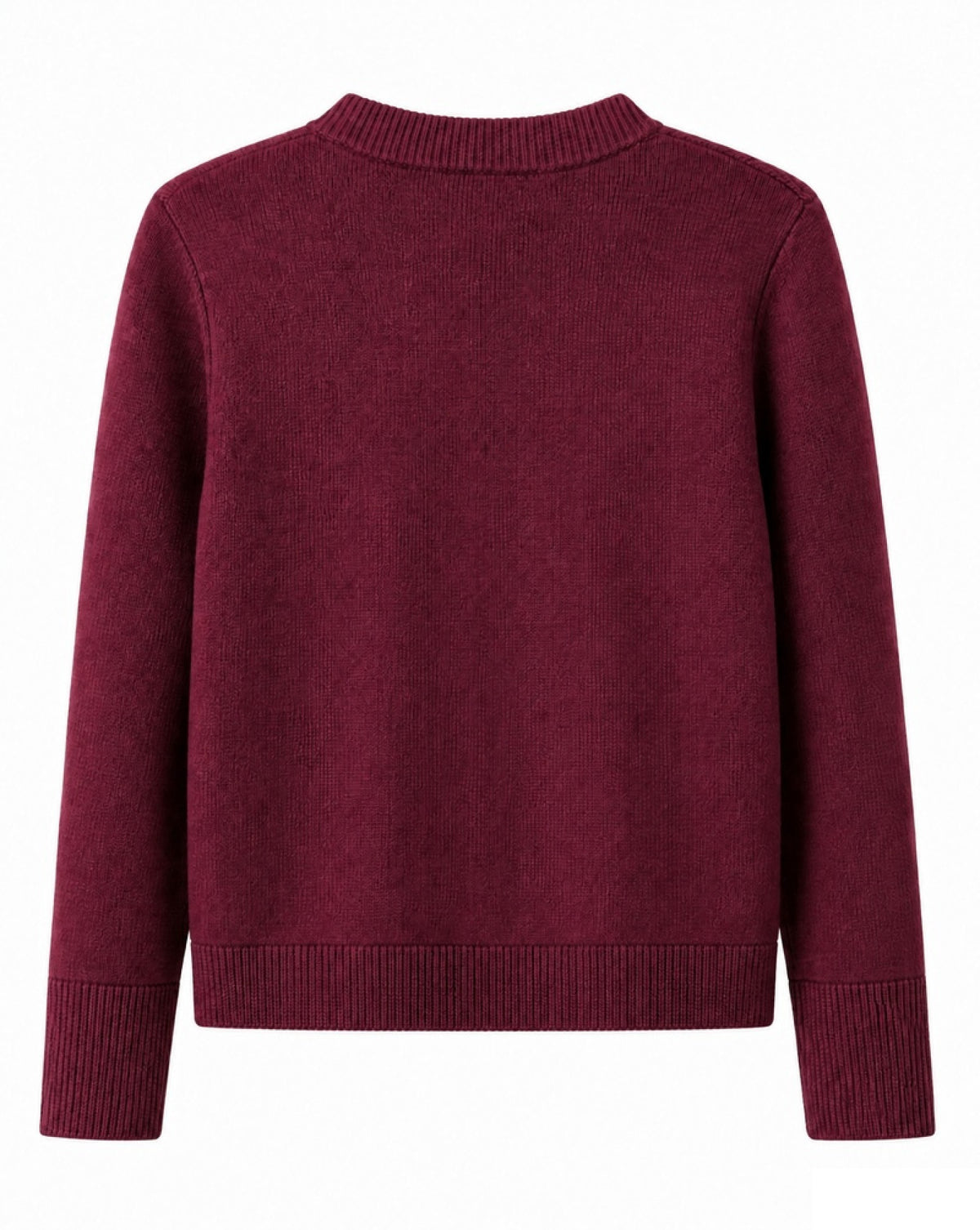 Strickjacke mit Rundhalsausschnitt
