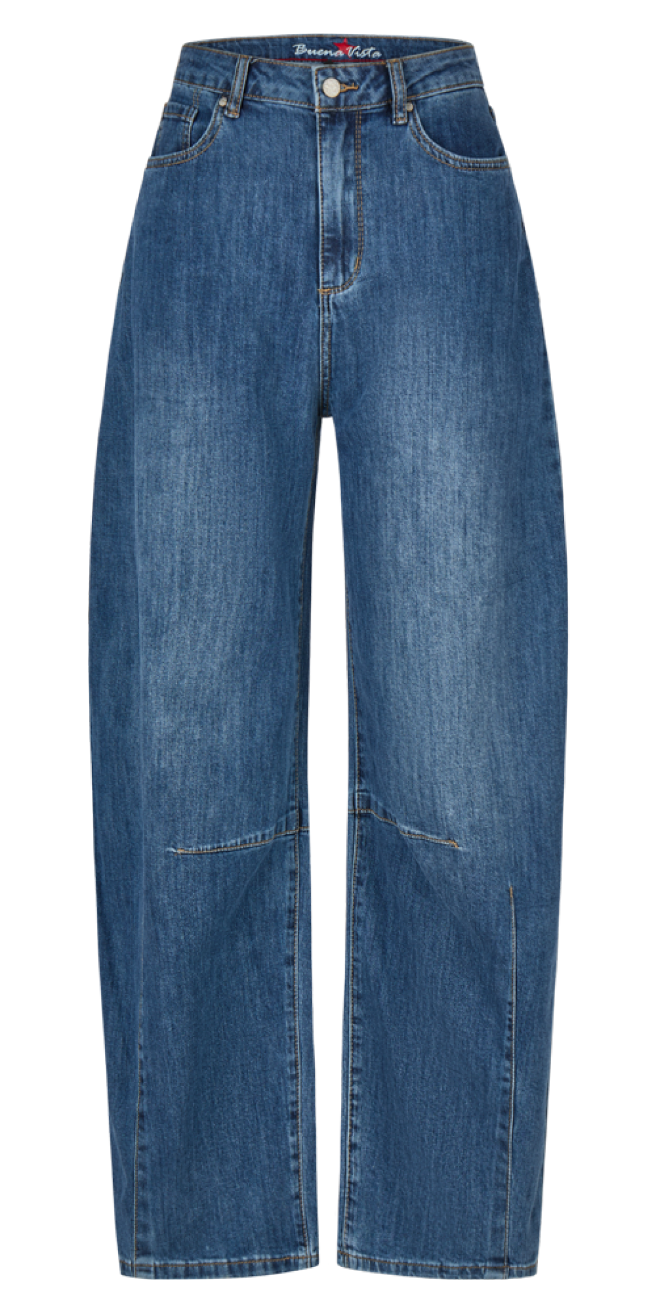 Jeanshose Relaxed Barrel Stretch Denim