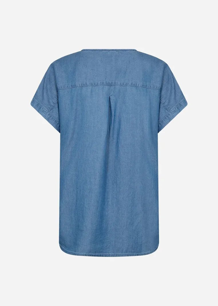 Soyaconcept T-Shirts Medium Blue