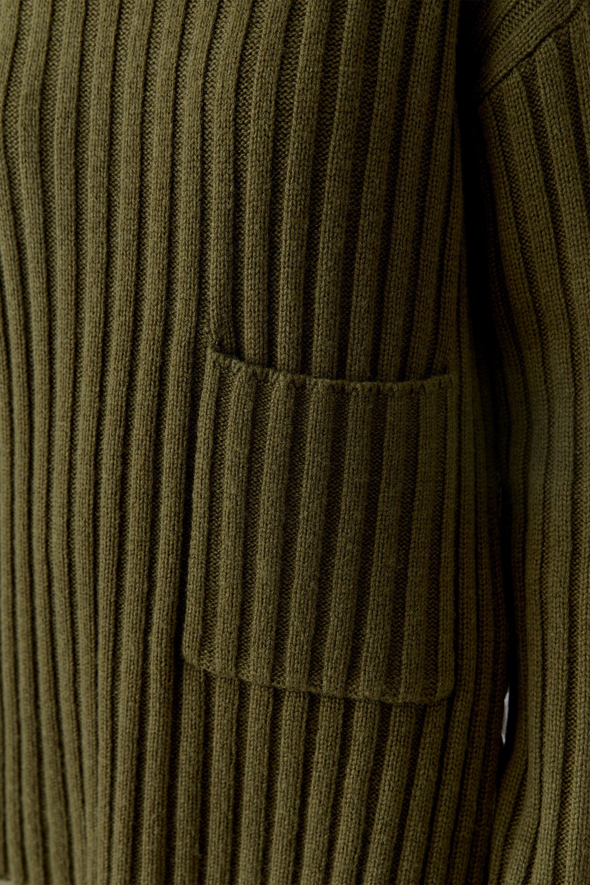 Oui Strickpullover Khaki